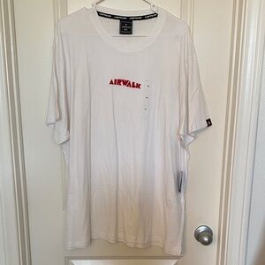 Airwalk Classic White Tee with Red Logo
